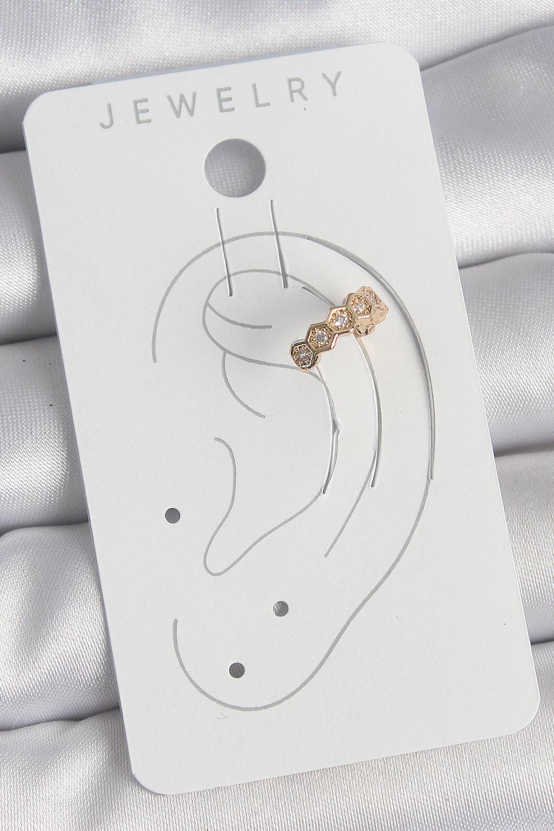Honeycomb Ear Cuff
