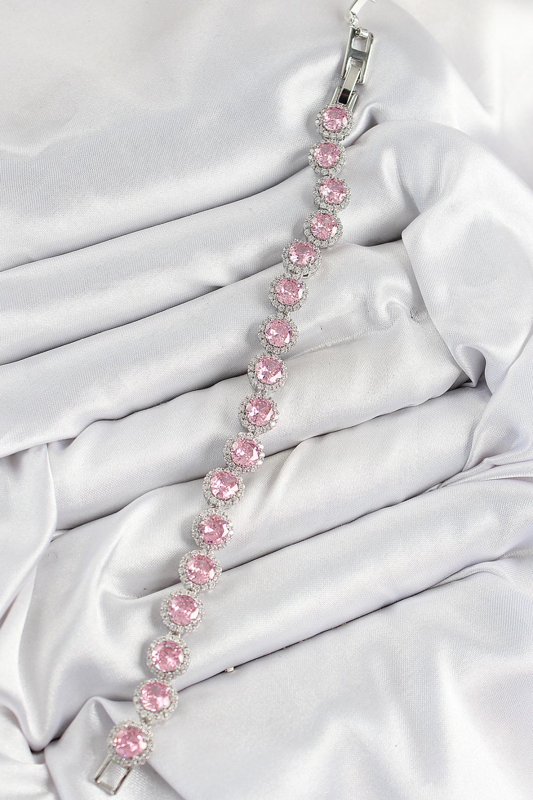 Silver Rosé Elegance Bilezik