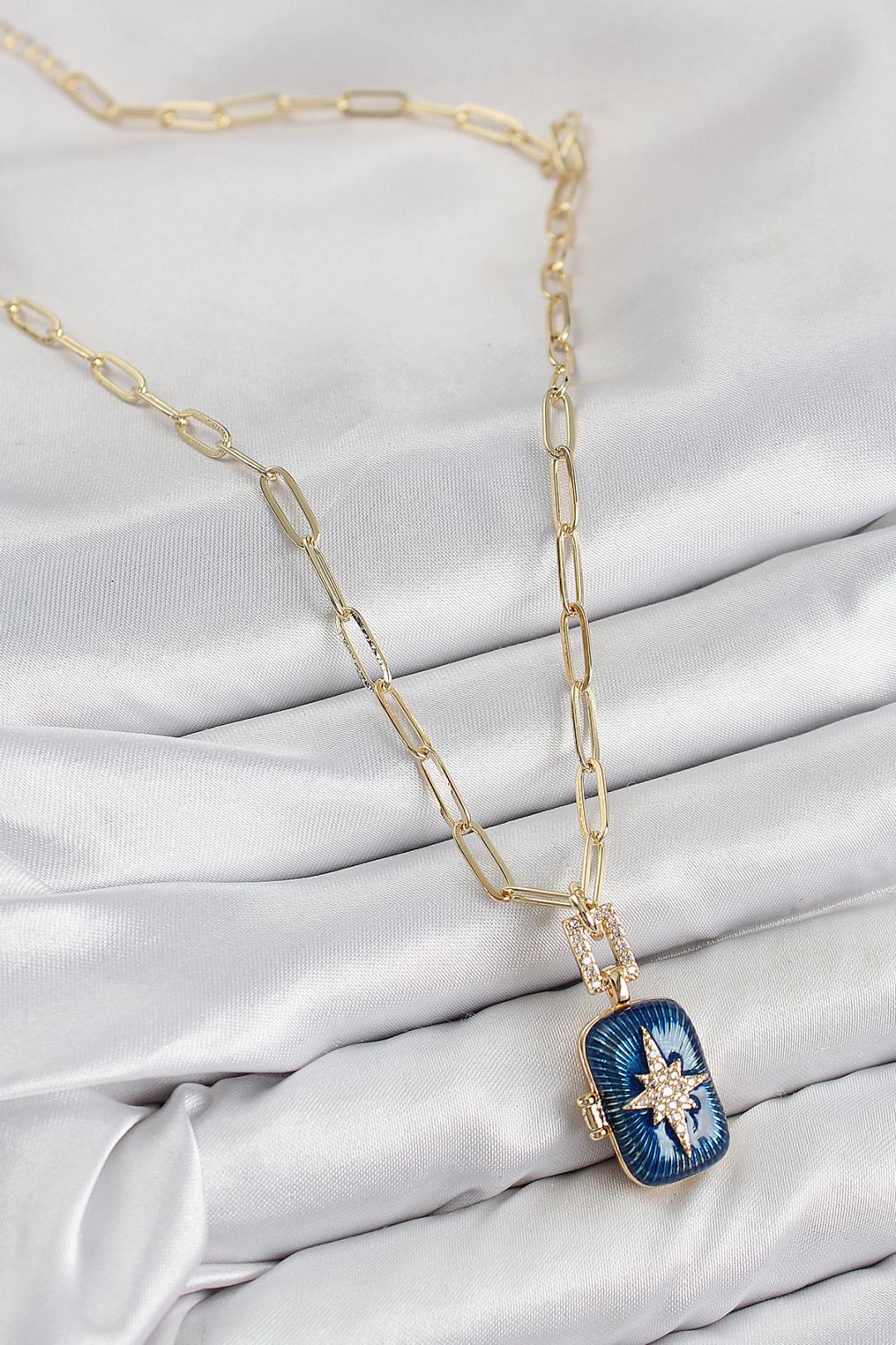 Cosmic Star Altın Kolye