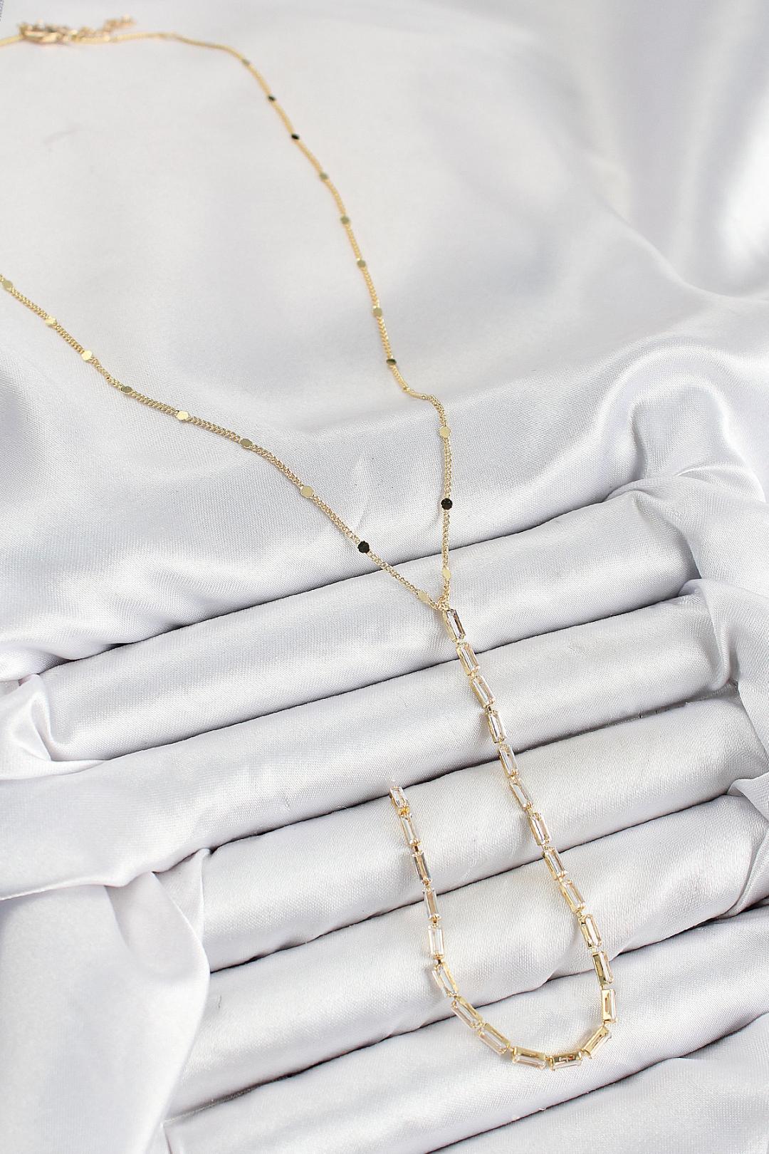 Golden Prism Altın Kolye