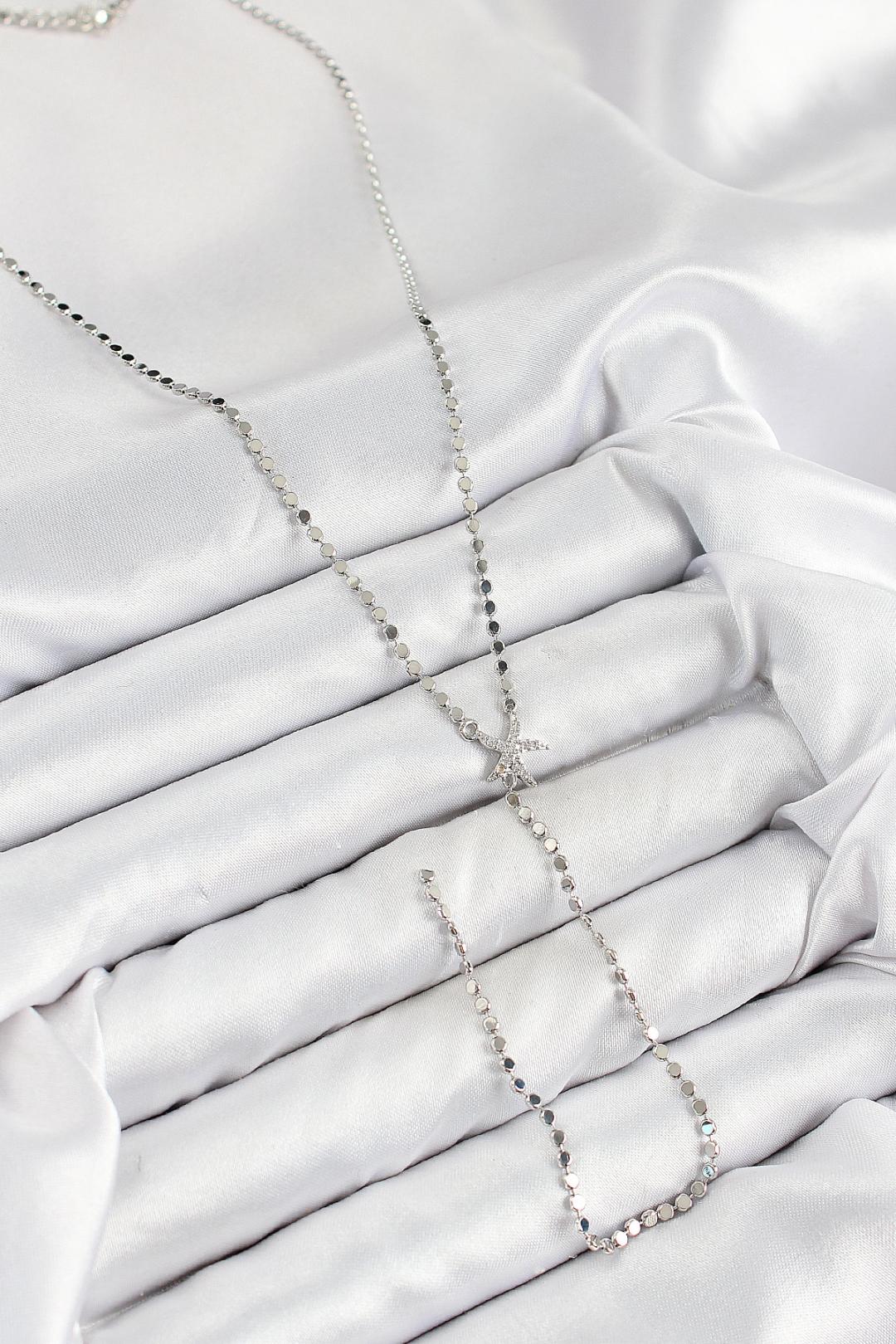 Starfish Glow Gümüş Kolye