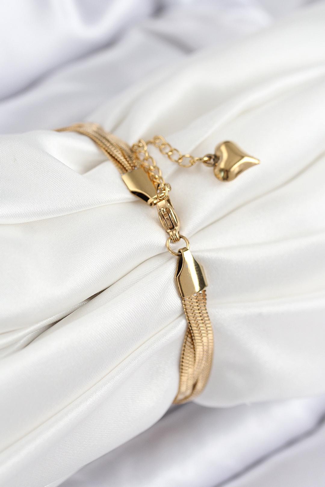 Golden Weave Aşk Bileziği