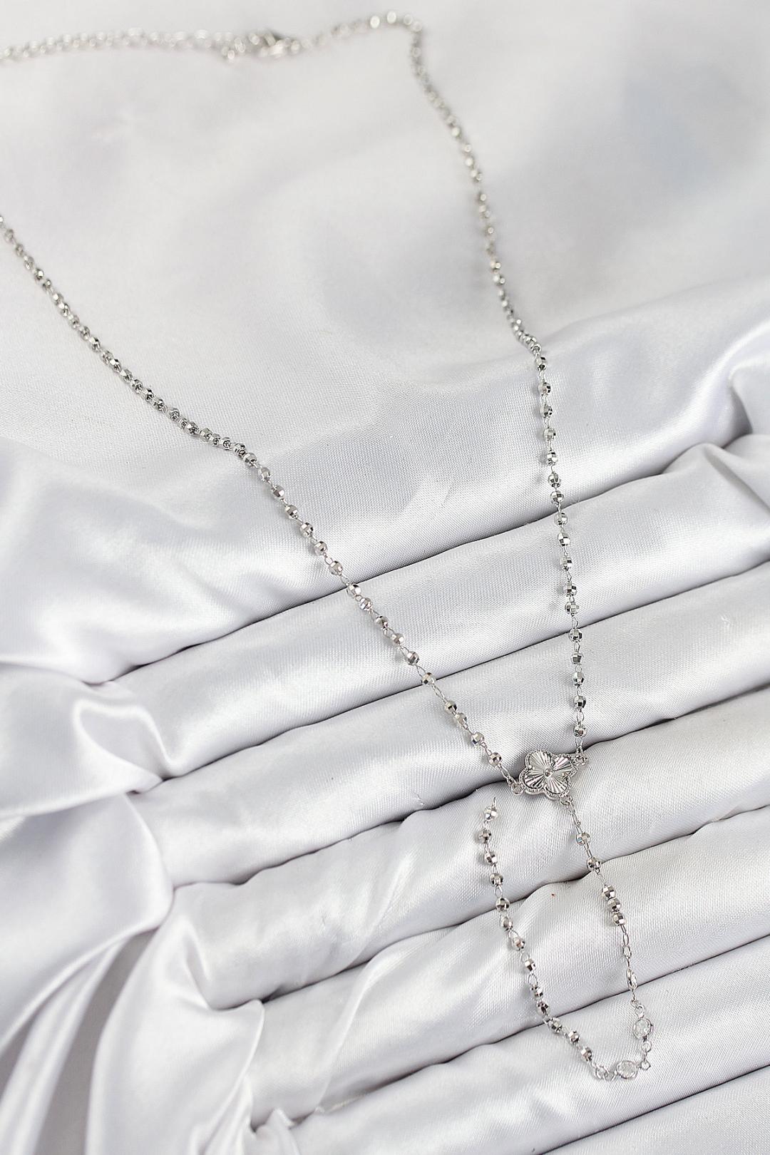 Silver Clover Gümüş Kolye