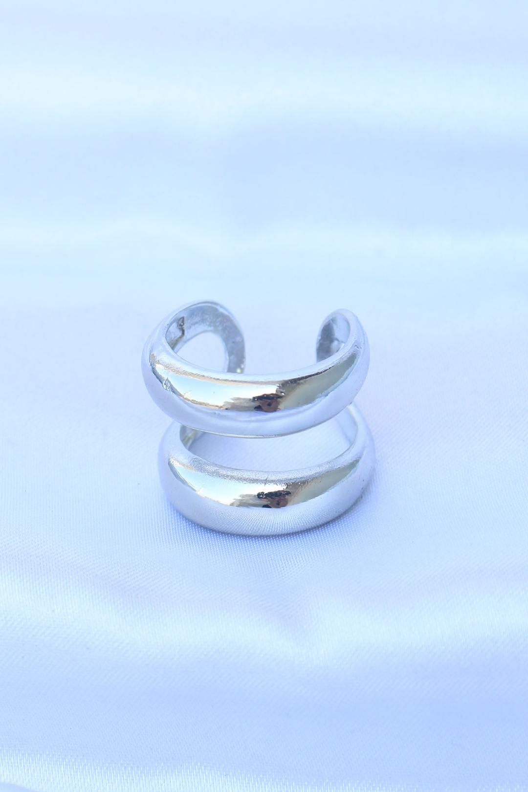 Duo Silver Yüzük