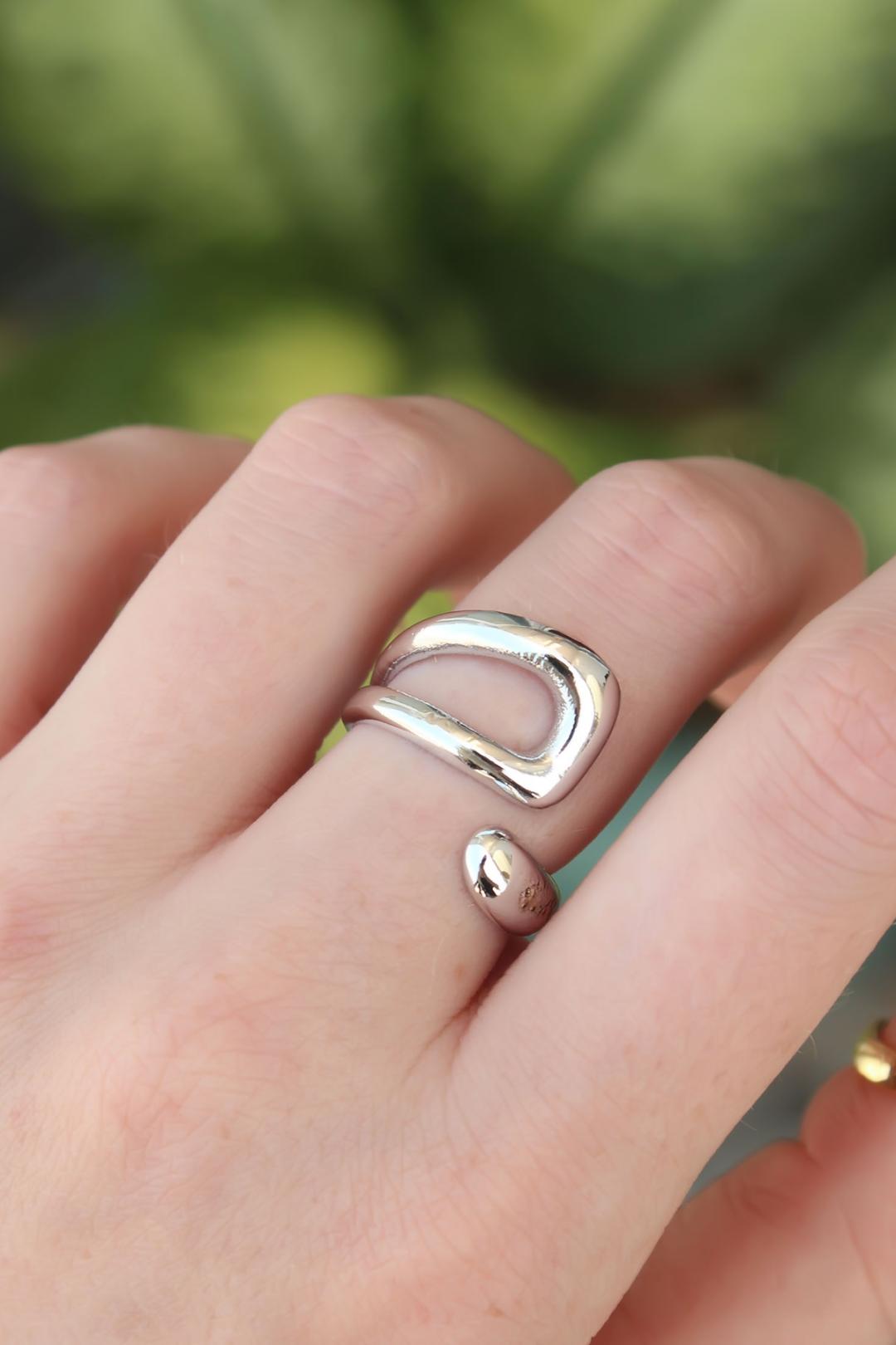 Fluid Silver Yüzük
