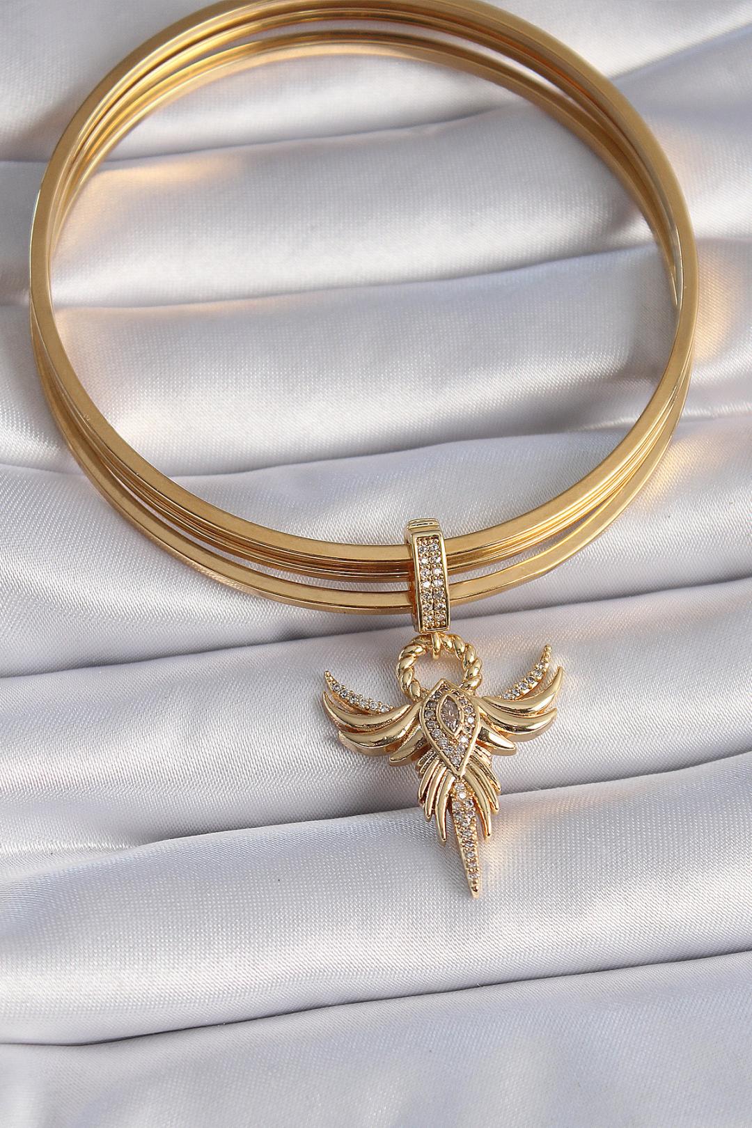 Taşlı Anka Kuşu Ajda Charm