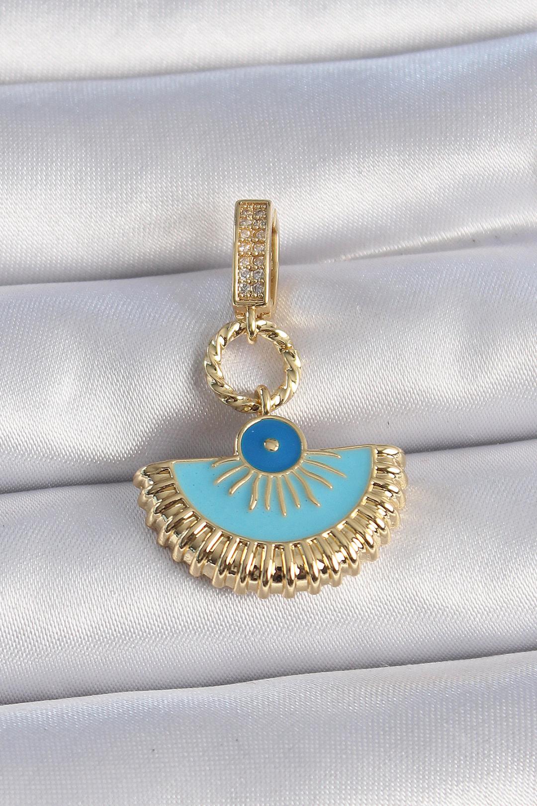Mavi Yelpaze Ajda Charm