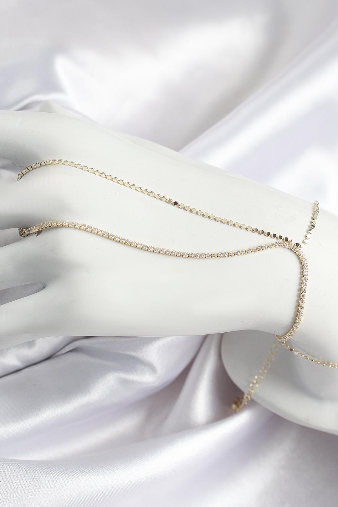 Grace Hand Chain Gold Şahmeran