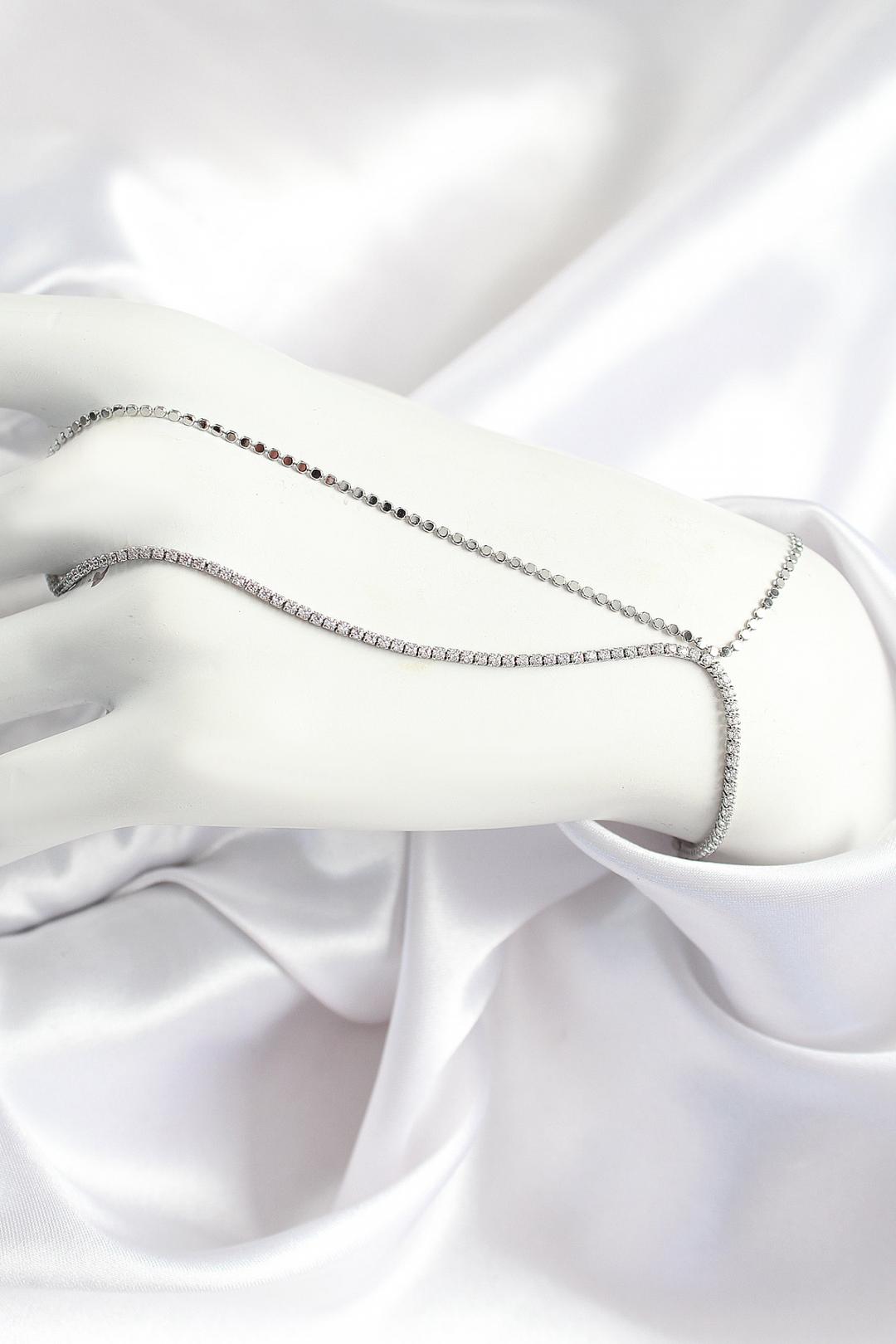 Grace Hand Chain Silver Şahmeran