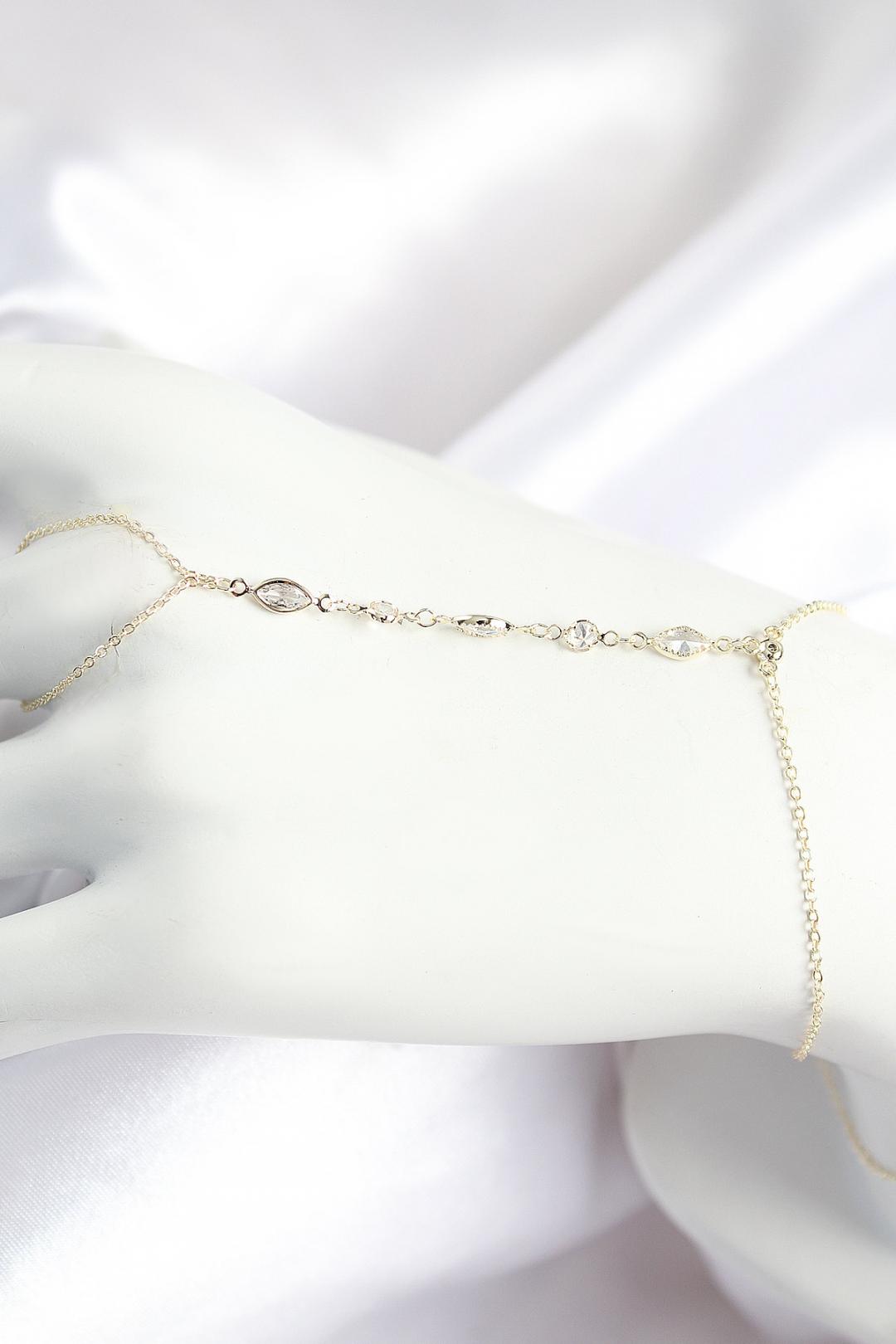 Luna Hand Chain Gold Şahmeran