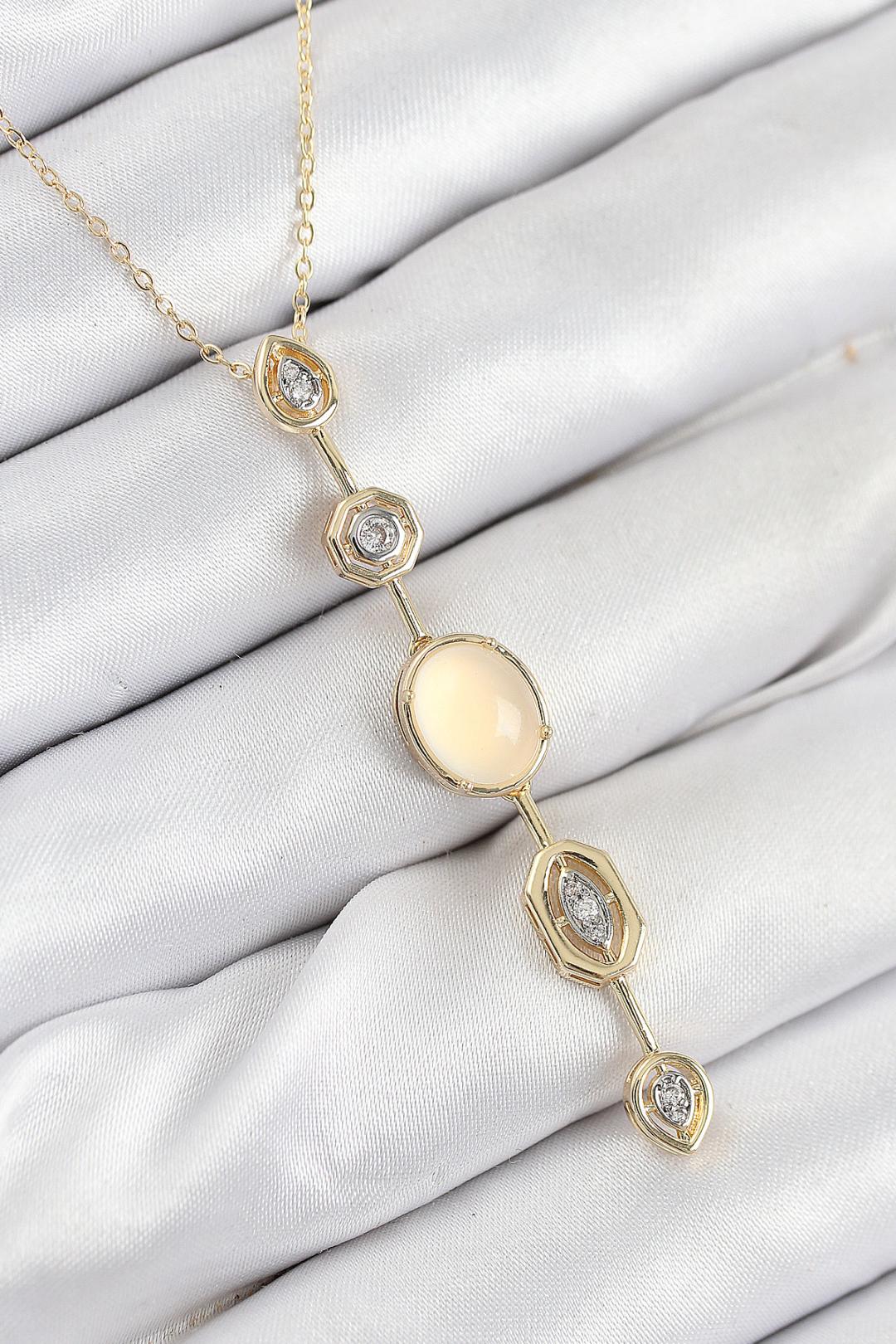 Aurora Pearl Altın Kolye