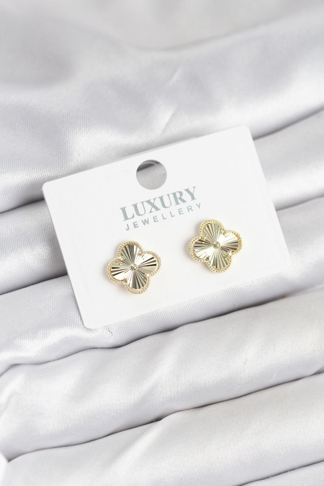 Clover Gold Küpe