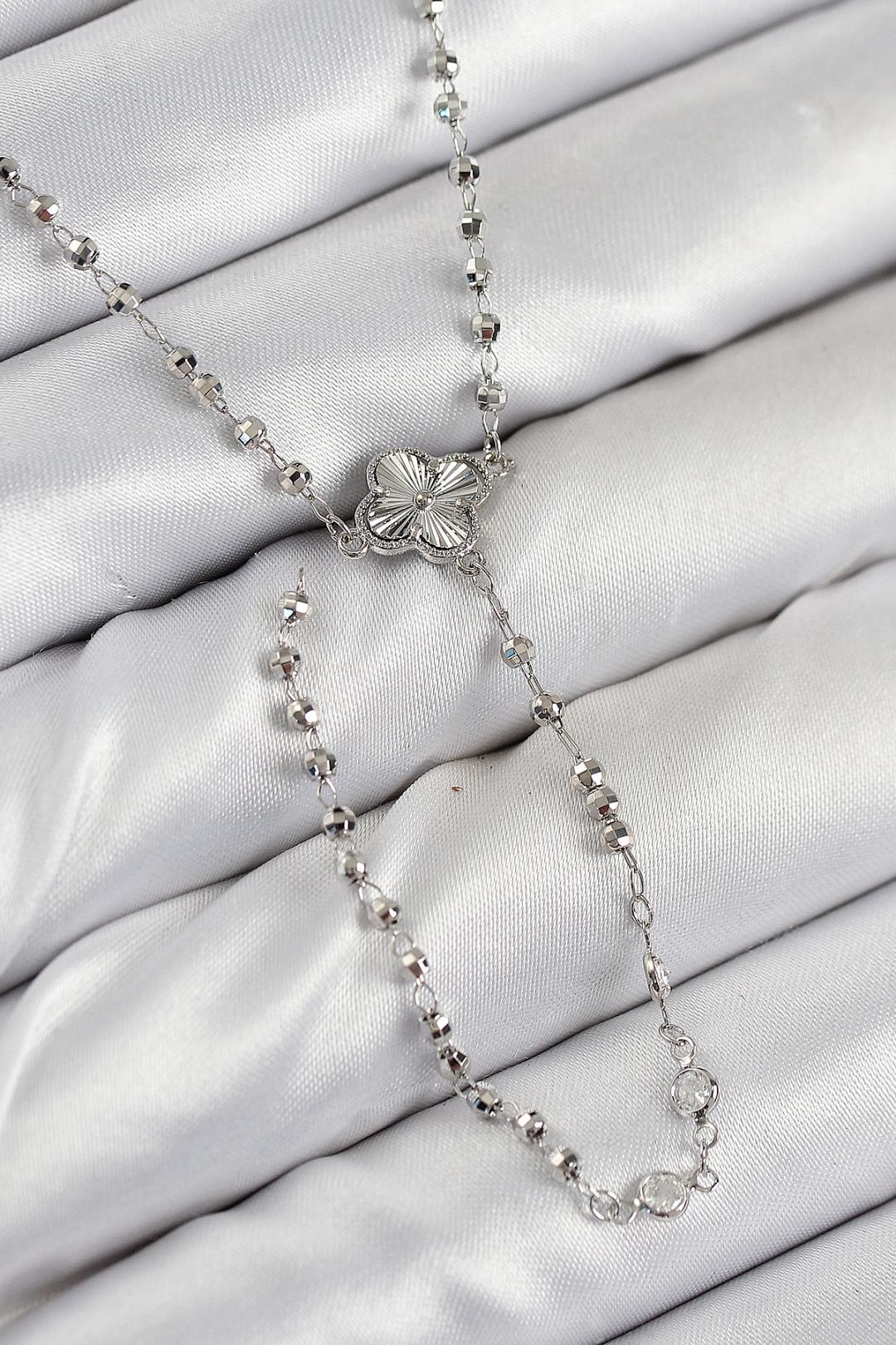 Silver Clover Gümüş Kolye