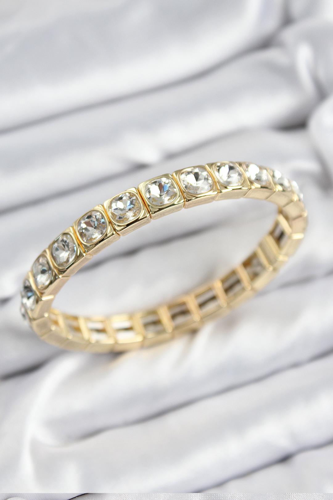 Crystal Luxe Altın Bilezik