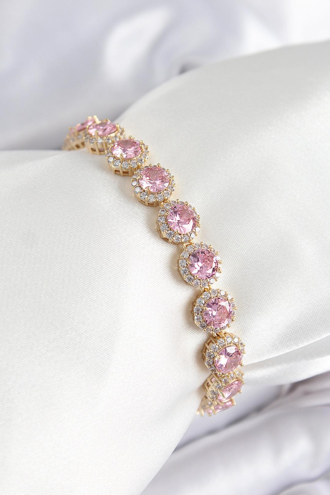 Rosé Crown Altın Bilezik