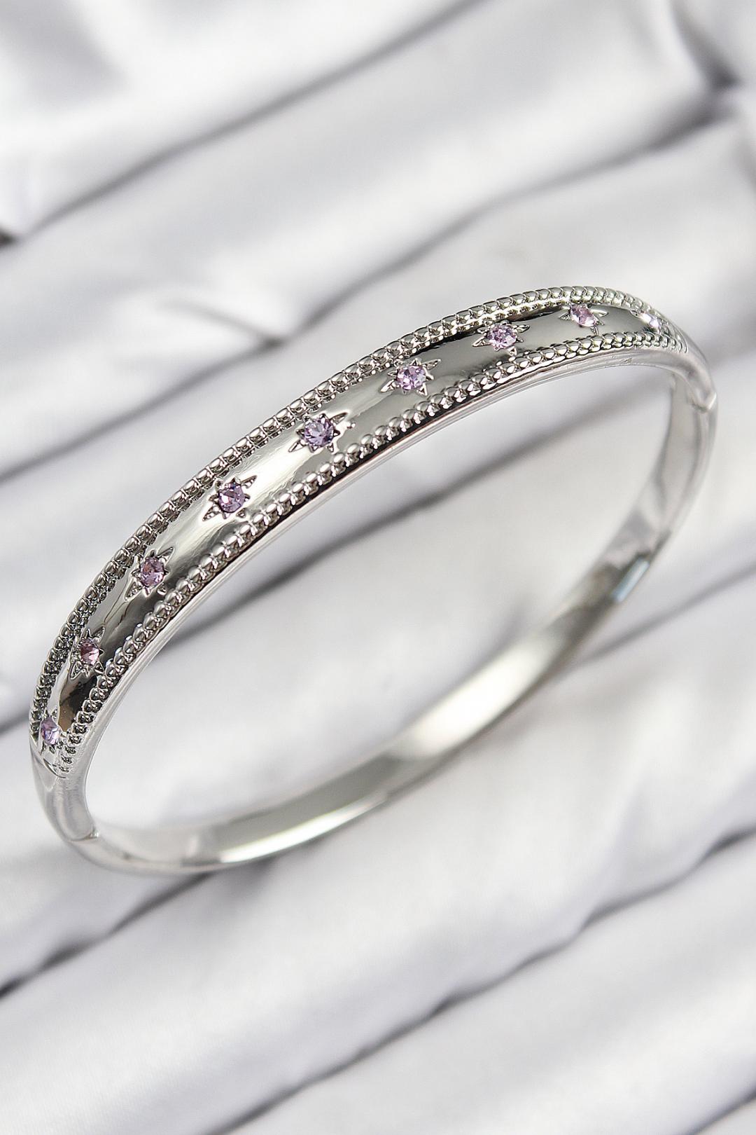 Lavender Shine Gümüş Bilezik