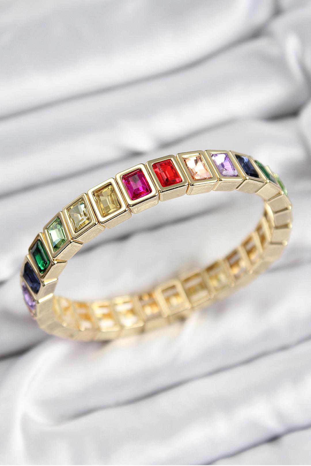 Rainbow Luxe Altın Bilezik