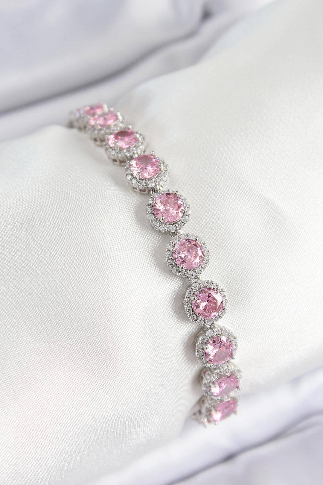 Silver Rosé Elegance Bilezik