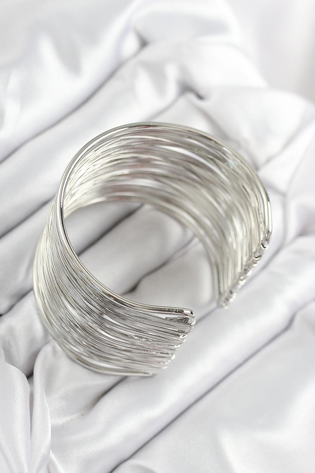 Silver Harmony Tel Bilezik