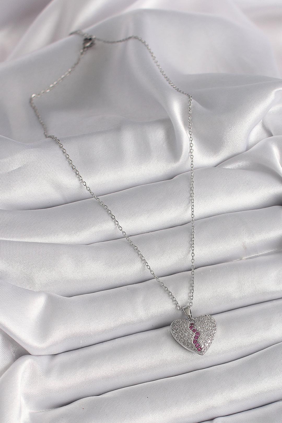 Broken Heart Silver Kolye